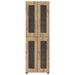 Bufet cu raft Stejar Artizanal 60 x 35 x 182 cm Lemn compozit - WALTI WALTI