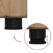 Bufet cu raft Stejar Artizanal 60 x 35 x 182 cm Lemn compozit - WALTI WALTI