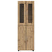 Bufet cu raft Stejar Artizanal 60 x 35 x 182 cm Lemn compozit - WALTI WALTI