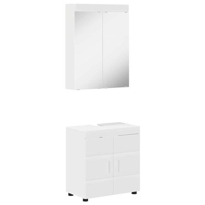 Set de mobilier pentru baie TULUM 2 pcs Alb 60 x 34 x 63 cm - WALTI WALTI