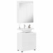 Set de mobilier pentru baie TULUM 2 pcs Alb 60 x 34 x 63 cm - WALTI WALTI