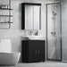 Set de mobilier pentru baie TULUM 2 pcs Negru 60 x 34 x 63 cm - WALTI WALTI