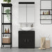 Set de mobilier pentru baie TULUM 2 pcs Negru 60 x 34 x 63 cm - WALTI WALTI