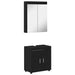 Set de mobilier pentru baie TULUM 2 pcs Negru 60 x 34 x 63 cm - WALTI WALTI
