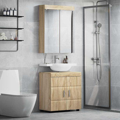 Set de mobilier pentru baie TULUM 2 buc. Stejar Sonoma - WALTI WALTI
