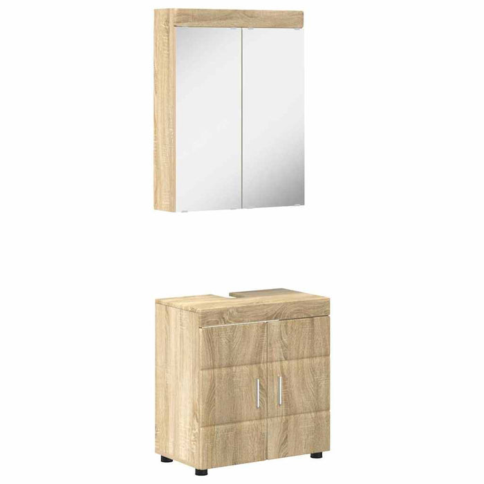 Set de mobilier pentru baie TULUM 2 buc. Stejar Sonoma WALTI