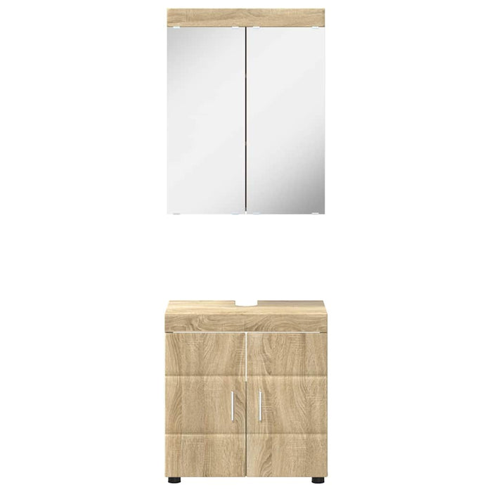 Set de mobilier pentru baie TULUM 2 buc. Stejar Sonoma WALTI