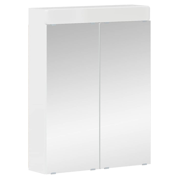 Set de mobilier pentru baie TULUM 2 pcs Alb lucios - WALTI WALTI