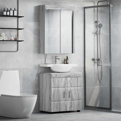 Set de mobilier pentru baie TULUM 2 pcs Gri Sonoma - WALTI WALTI