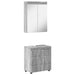 Set de mobilier pentru baie TULUM 2 pcs Gri Sonoma - WALTI WALTI