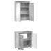 Set de mobilier pentru baie TULUM 2 pcs Gri Sonoma - WALTI WALTI