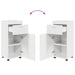 Set de mobilier pentru baie TULUM 3 pcs Alb lucios - WALTI WALTI