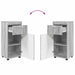 Set de mobilier pentru baie TULUM Gri Sonoma Lemn compozit - WALTI WALTI