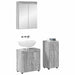 Set de mobilier pentru baie TULUM Gri Sonoma Lemn compozit - WALTI WALTI