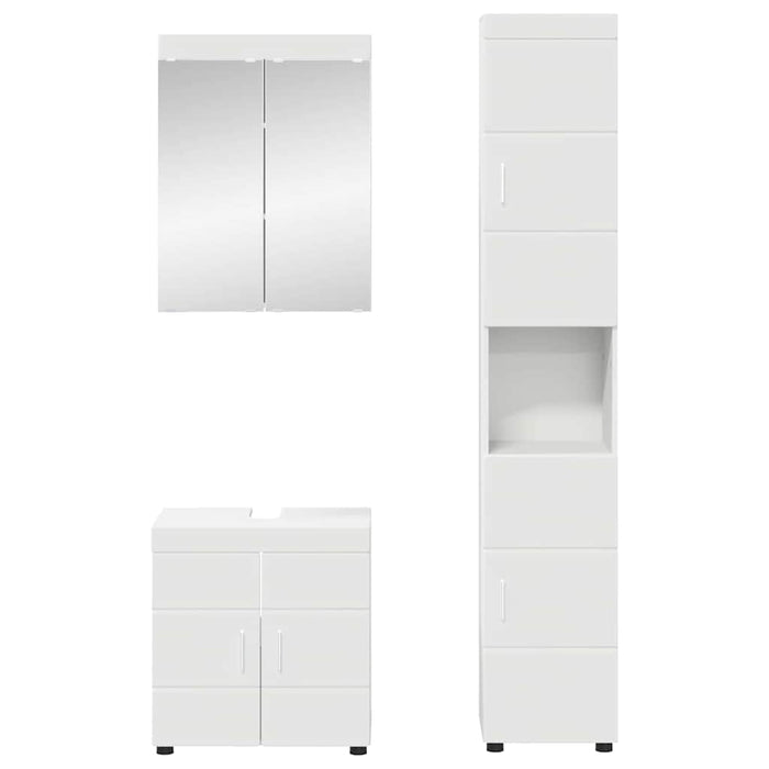 Set de mobilier pentru baie TULUM 3 pcs Alb 60 x 34 x 63 cm WALTI