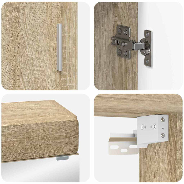 Set de mobilier pentru baie TULUM 3 pcs Stejar Sonoma WALTI