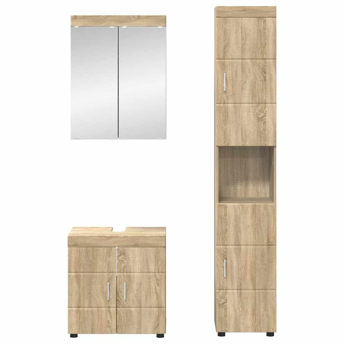 Set de mobilier pentru baie TULUM 3 pcs Stejar Sonoma WALTI