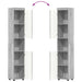 Set de mobilier pentru baie TULUM 3 pcs Gri Sonoma - WALTI WALTI