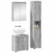 Set de mobilier pentru baie TULUM 3 pcs Gri Sonoma - WALTI WALTI