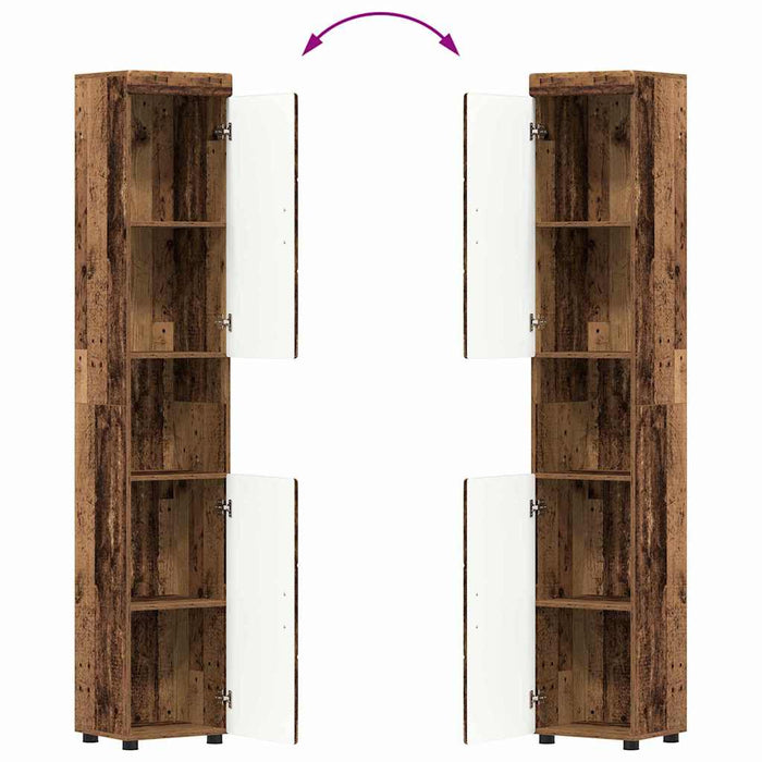 Set de mobilier pentru baie TULUM 3 pcs Lemn vechi - WALTI WALTI