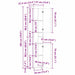 Set de mobilier pentru baie TULUM 3 pcs Lemn vechi - WALTI WALTI