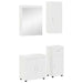 Set de mobilier pentru baie TULUM 4 pcs Alb 60 x 34 x 63 cm - WALTI WALTI