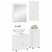 Set de mobilier pentru baie TULUM 4 pcs Alb 60 x 34 x 63 cm - WALTI WALTI