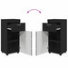 Set de mobilier pentru baie TULUM 4 pcs Negru 60 x 34 x 63 cm - WALTI WALTI
