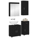 Set de mobilier pentru baie TULUM 4 pcs Negru 60 x 34 x 63 cm - WALTI WALTI