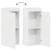 Set de mobilier pentru baie TULUM 4 pcs Alb lucios - WALTI WALTI