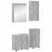 Set de mobilier pentru baie TULUM 4 pcs Gri Sonoma - WALTI WALTI