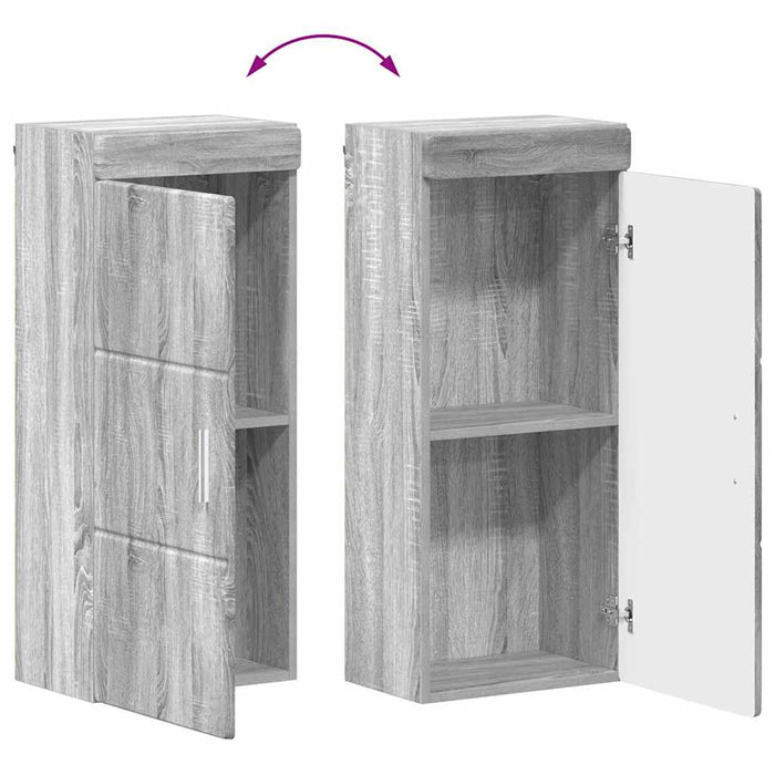 Set de mobilier pentru baie TULUM 4 pcs Gri Sonoma - WALTI WALTI