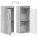 Set de mobilier pentru baie TULUM 4 pcs Gri Sonoma - WALTI WALTI