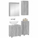 Set de mobilier pentru baie TULUM 4 pcs Gri Sonoma - WALTI WALTI