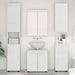 Set de mobilier pentru baie TULUM 5 pcs Alb 60 x 34 x 63 cm - WALTI WALTI