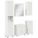 Set de mobilier pentru baie TULUM 5 pcs Alb 60 x 34 x 63 cm - WALTI WALTI