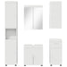 Set de mobilier pentru baie TULUM 5 pcs Alb 60 x 34 x 63 cm - WALTI WALTI