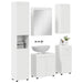 Set de mobilier pentru baie TULUM 5 pcs Alb 60 x 34 x 63 cm - WALTI WALTI