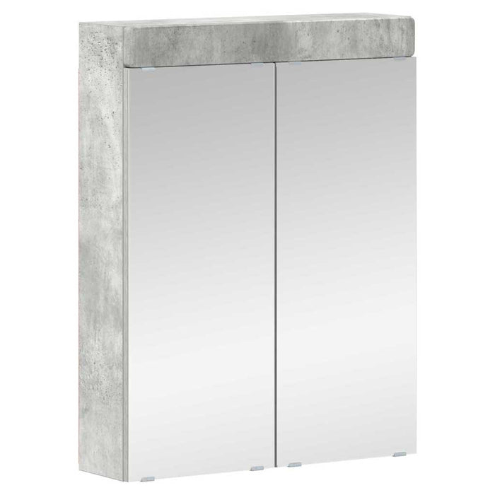 Set de mobilier pentru baie TULUM 5 pcs Gri din beton WALTI