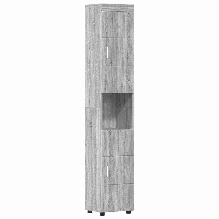 Set de mobilier pentru baie TULUM 5 pcs Gri Sonoma - WALTI WALTI