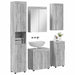 Set de mobilier pentru baie TULUM 5 pcs Gri Sonoma - WALTI WALTI
