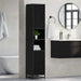 Dulap de Baie Stejar negru 35 x 37.5 x 188.5 cm Lemn compozit - WALTI WALTI