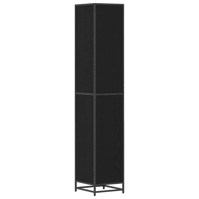 Dulap de Baie Stejar negru 35 x 37.5 x 188.5 cm Lemn compozit - WALTI WALTI