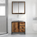 Set de mobilier pentru baie 2 pcs Lemn Vechi Lemn compozit - WALTI WALTI