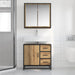 Set de mobilier pentru baie cu sertar 2 pcs Stejar Artizanal - WALTI WALTI