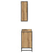 Set de mobilier pentru baie cu sertar 2 pcs Stejar Artizanal - WALTI WALTI