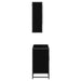 Set de mobilier pentru baie 2 pcs Stejar Negru Lemn compozit - WALTI WALTI