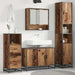 Set de mobilier pentru baie 3 pcs Lemn Vechi Lemn compozit - WALTI WALTI