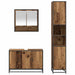 Set de mobilier pentru baie 3 pcs Lemn Vechi Lemn compozit - WALTI WALTI
