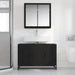 Set de mobilier pentru baie 2 pcs Stejar Negru Lemn compozit - WALTI WALTI